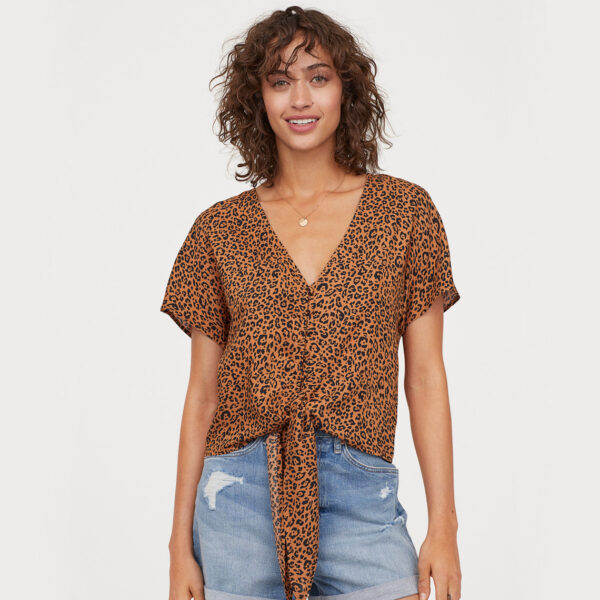 V-neck Blouse